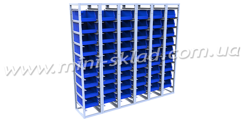 stellazhi s vydvizhnymi yashchikami logic store